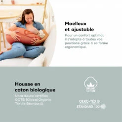 BabyMoov Coussin D'allaitement B.love Earth Terracotta 14 BabyMoov Coussin D'allaitement B.love Earth Terracotta -Allobébé bm020180239 5
