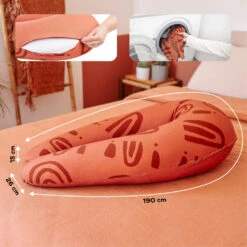 BabyMoov Coussin D'allaitement B.love Earth Terracotta 16 BabyMoov Coussin D'allaitement B.love Earth Terracotta -Allobébé bm020180239 7