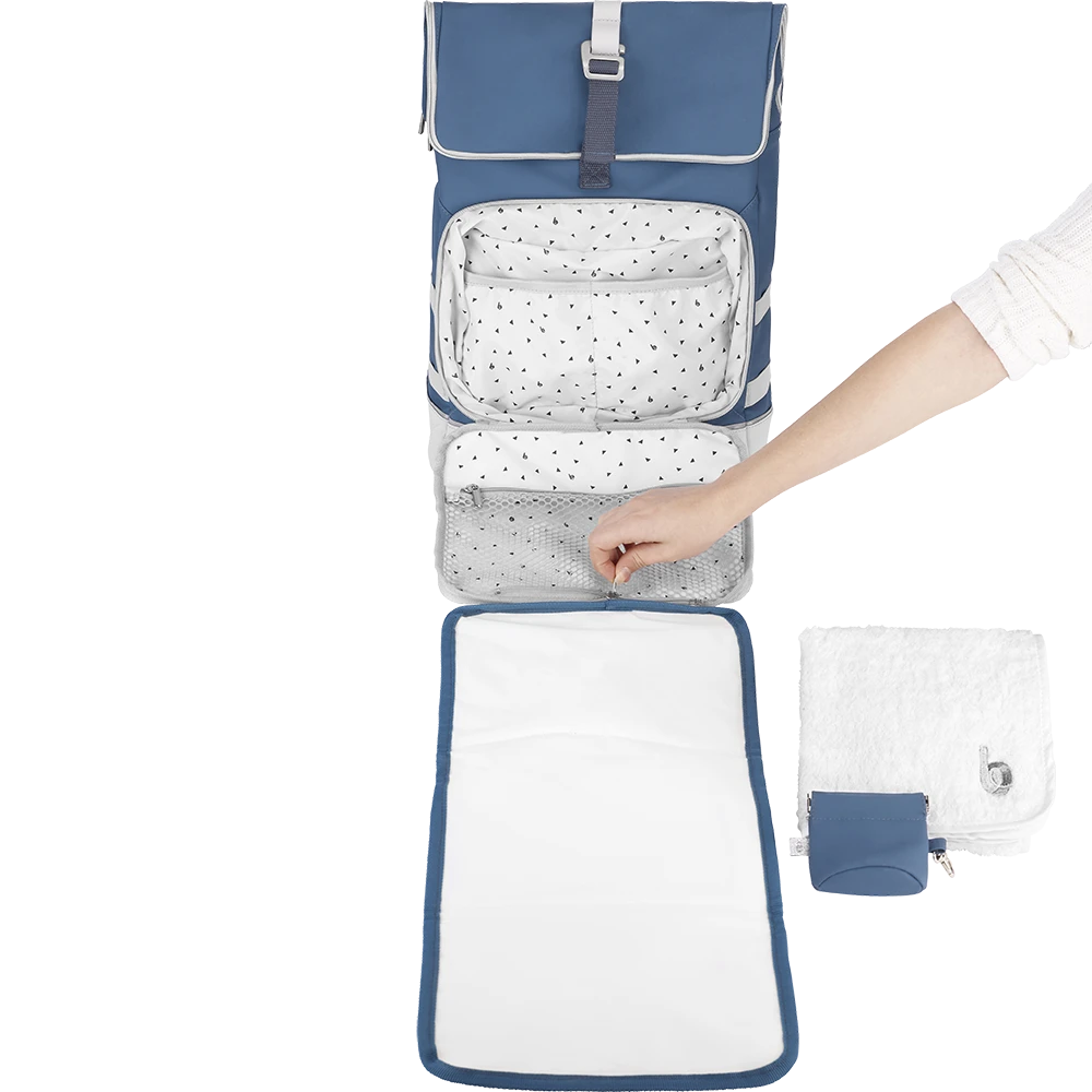 BabyMoov Sac à Langer Le Sancy Mineral Bleu 5 BabyMoov Sac à Langer Le Sancy Mineral Bleu – Image 5