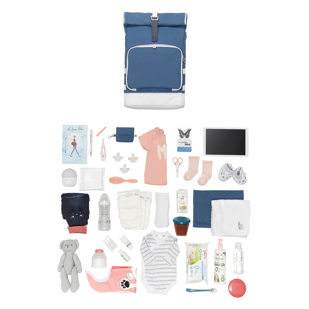 BabyMoov Sac à Langer Le Sancy Mineral Bleu 6 BabyMoov Sac à Langer Le Sancy Mineral Bleu – Image 6