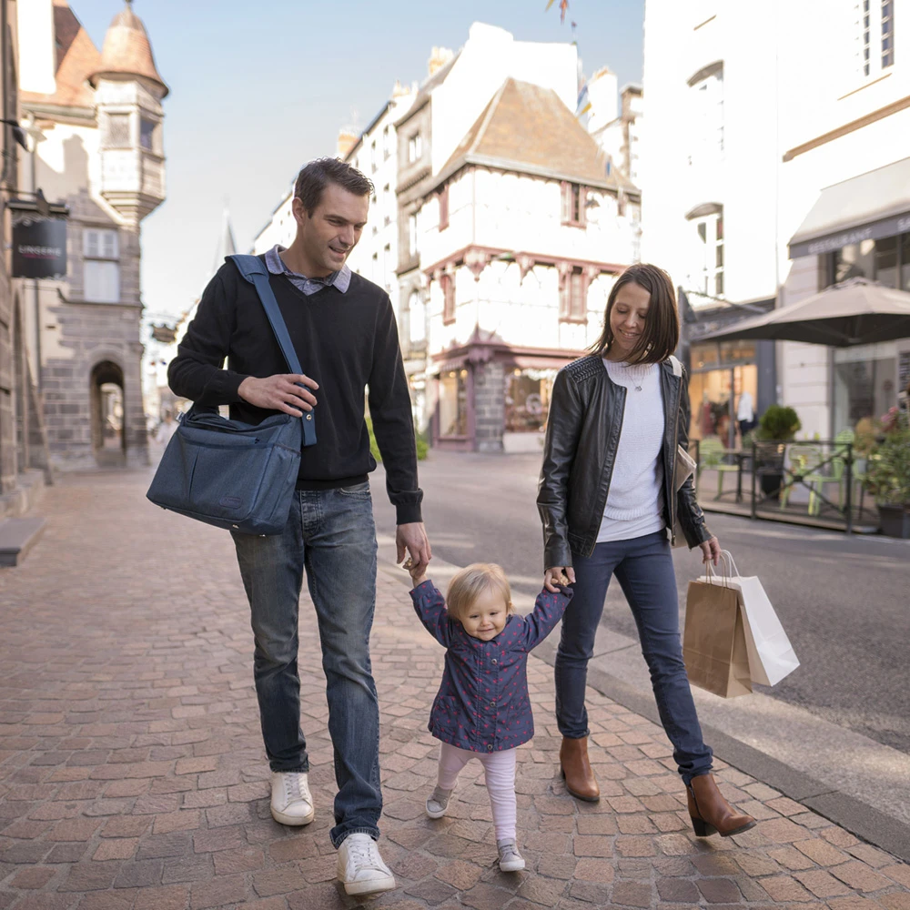 BabyMoov Sac à Langer Urban Bleu Chiné 6 BabyMoov Sac à Langer Urban Bleu Chiné – Image 6