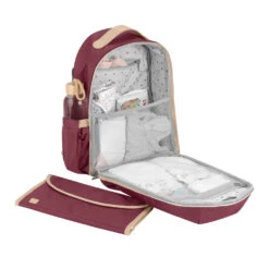 BabyMoov Sac à Langer Le Pyla Bordeaux (sac à Dos) -Allobébé bm045371022 3