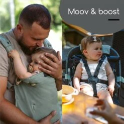 BabyMoov Porte Bébé Physiologique Moov & Boost Vert Sauge 15 BabyMoov Porte Bébé Physiologique Moov & Boost Vert Sauge -Allobébé bm046179295 4