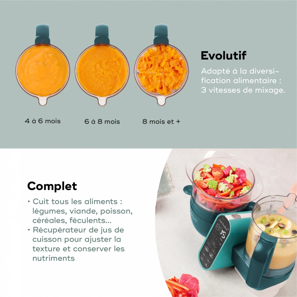 BabyMoov Robot Nutribaby+ Opal Green 6 BabyMoov Robot Nutribaby+ Opal Green – Image 6