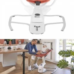 BabyMoov Balancelle Swoon Motion Terracotta 12 BabyMoov Balancelle Swoon Motion Terracotta -Allobébé bm069073996 4