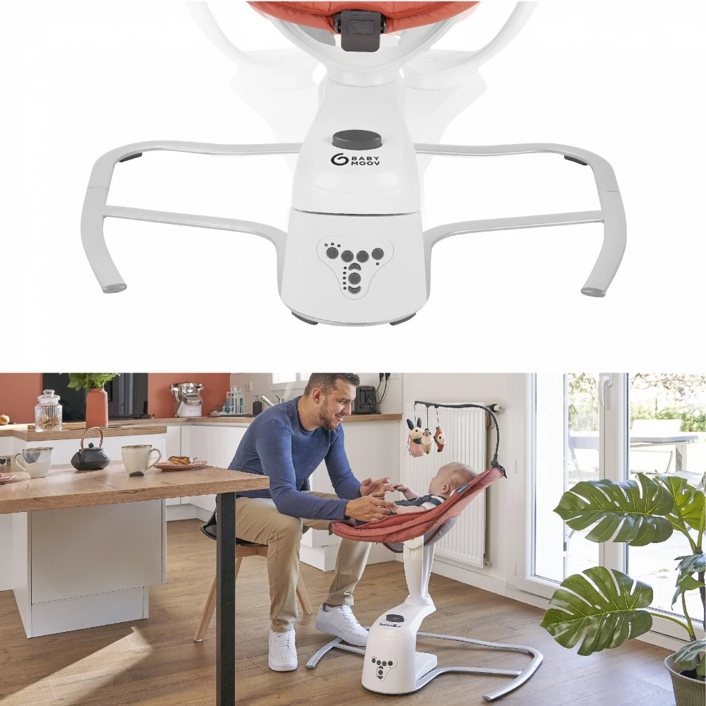 BabyMoov Balancelle Swoon Motion Terracotta 5 BabyMoov Balancelle Swoon Motion Terracotta – Image 5