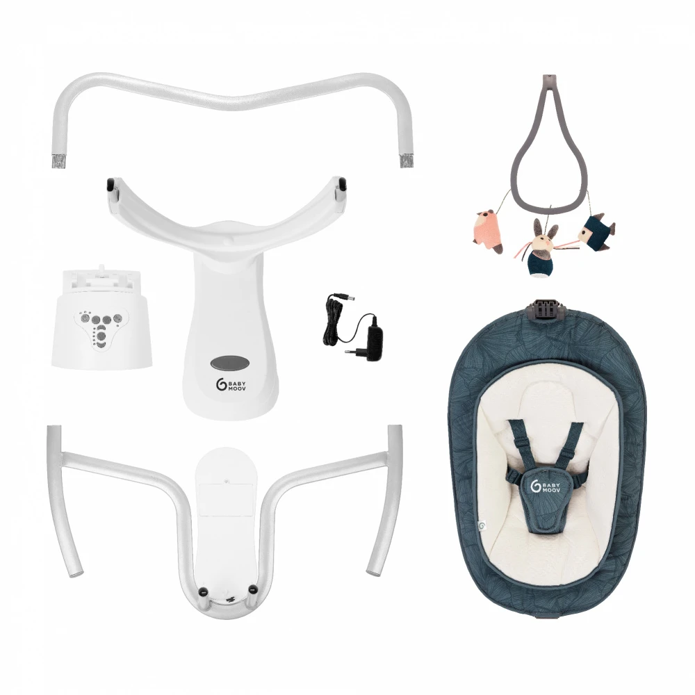 BabyMoov Balancelle Swoon Motion Blue Petal 7 BabyMoov Balancelle Swoon Motion Blue Petal – Image 7