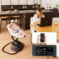 BabyMoov Balancelle Swoon Evolution Curl White -Allobébé bm069075518 6