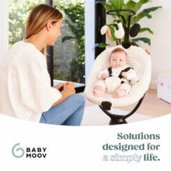 BabyMoov Balancelle Swoon Evolution Curl White -Allobébé bm069075518 8