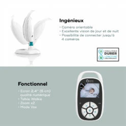 BabyMoov Babyphone Vidéo Yoo See Compact 10 BabyMoov Babyphone Vidéo Yoo See Compact -Allobébé bm072252045 3