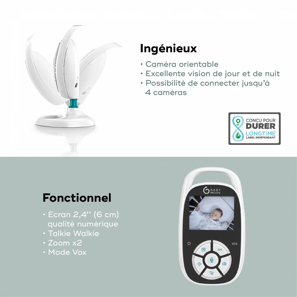 BabyMoov Babyphone Vidéo Yoo See Compact 4 BabyMoov Babyphone Vidéo Yoo See Compact – Image 4