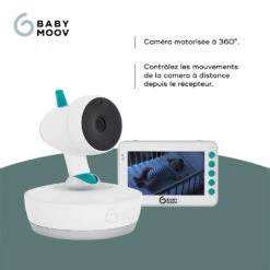 BabyMoov Babyphone Vidéo Yoo Moov Motorisé 360° 10 BabyMoov Babyphone Vidéo Yoo Moov Motorisé 360° -Allobébé bm072255633 2