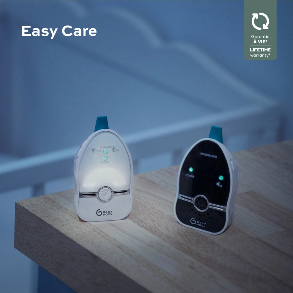 BabyMoov Babyphone Audio Easy Care 2019 Avec Veilleuse 2 BabyMoov Babyphone Audio Easy Care 2019 Avec Veilleuse – Image 2