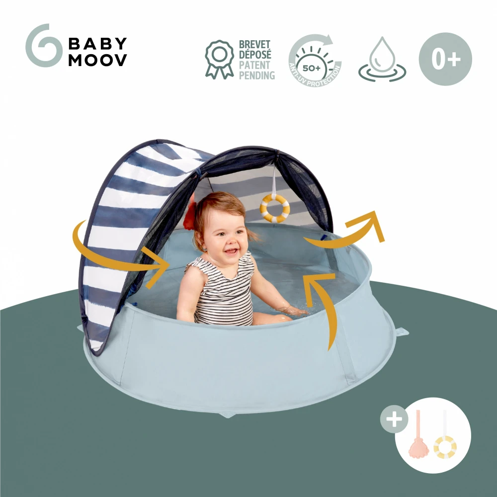 BabyMoov Tente De Jeux Anti-uv 3-en-1 Aquani Marinière 3 BabyMoov Tente De Jeux Anti-uv 3-en-1 Aquani Marinière – Image 3
