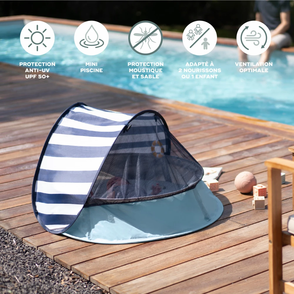 BabyMoov Tente De Jeux Anti-uv 3-en-1 Aquani Marinière 5 BabyMoov Tente De Jeux Anti-uv 3-en-1 Aquani Marinière – Image 5