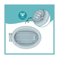 BabyMoov Baignoire Gonflable évolutive Aqua Dots Grise 14 BabyMoov Baignoire Gonflable évolutive Aqua Dots Grise -Allobébé bm092475259 6