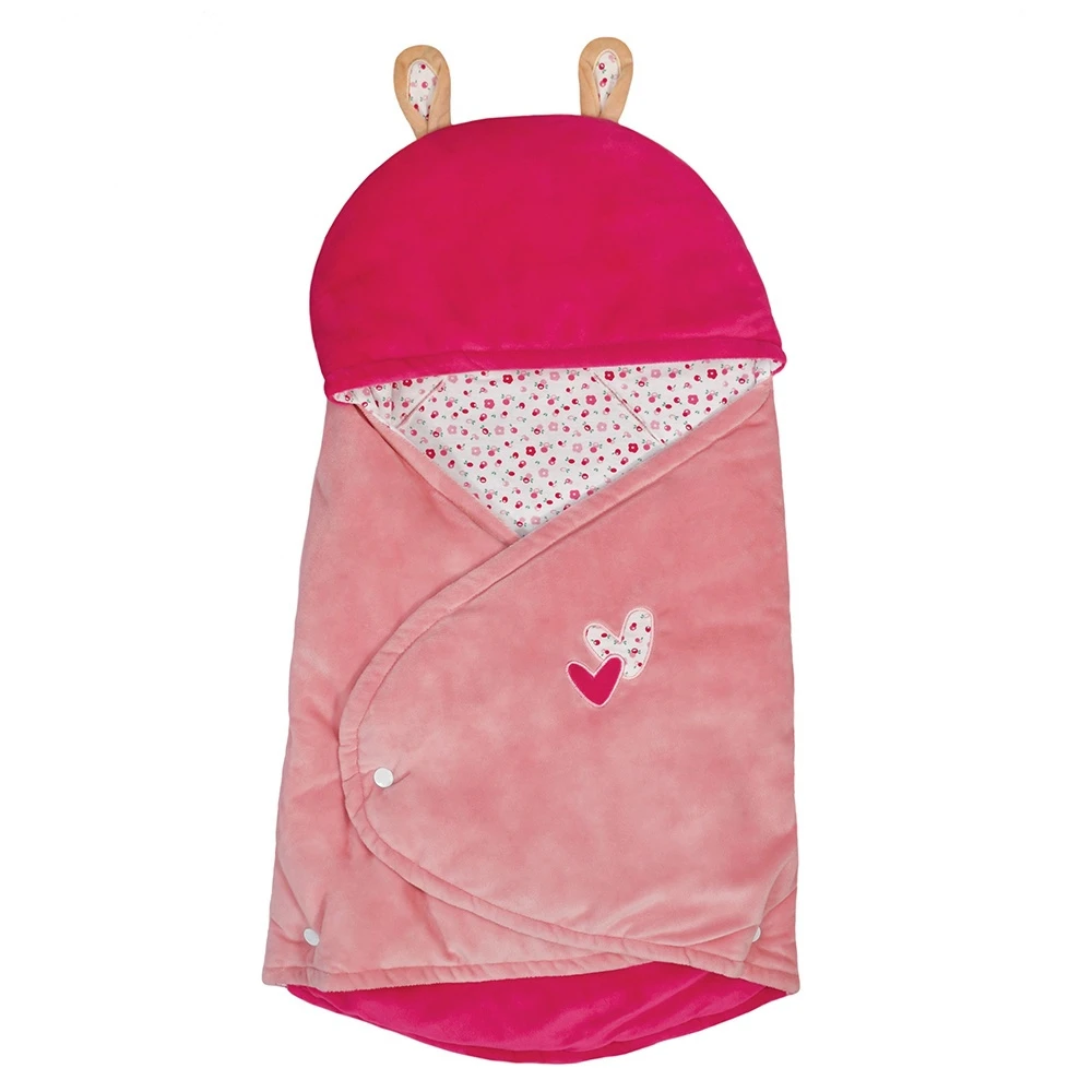 Nid D'ange Lapin Poupi Rose 1 Nid D'ange Lapin Poupi Rose