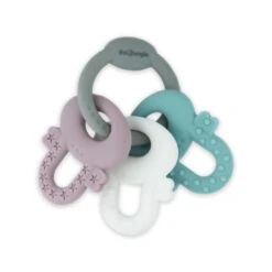 Clés Silicone (gris/blanc/bleu/rose)