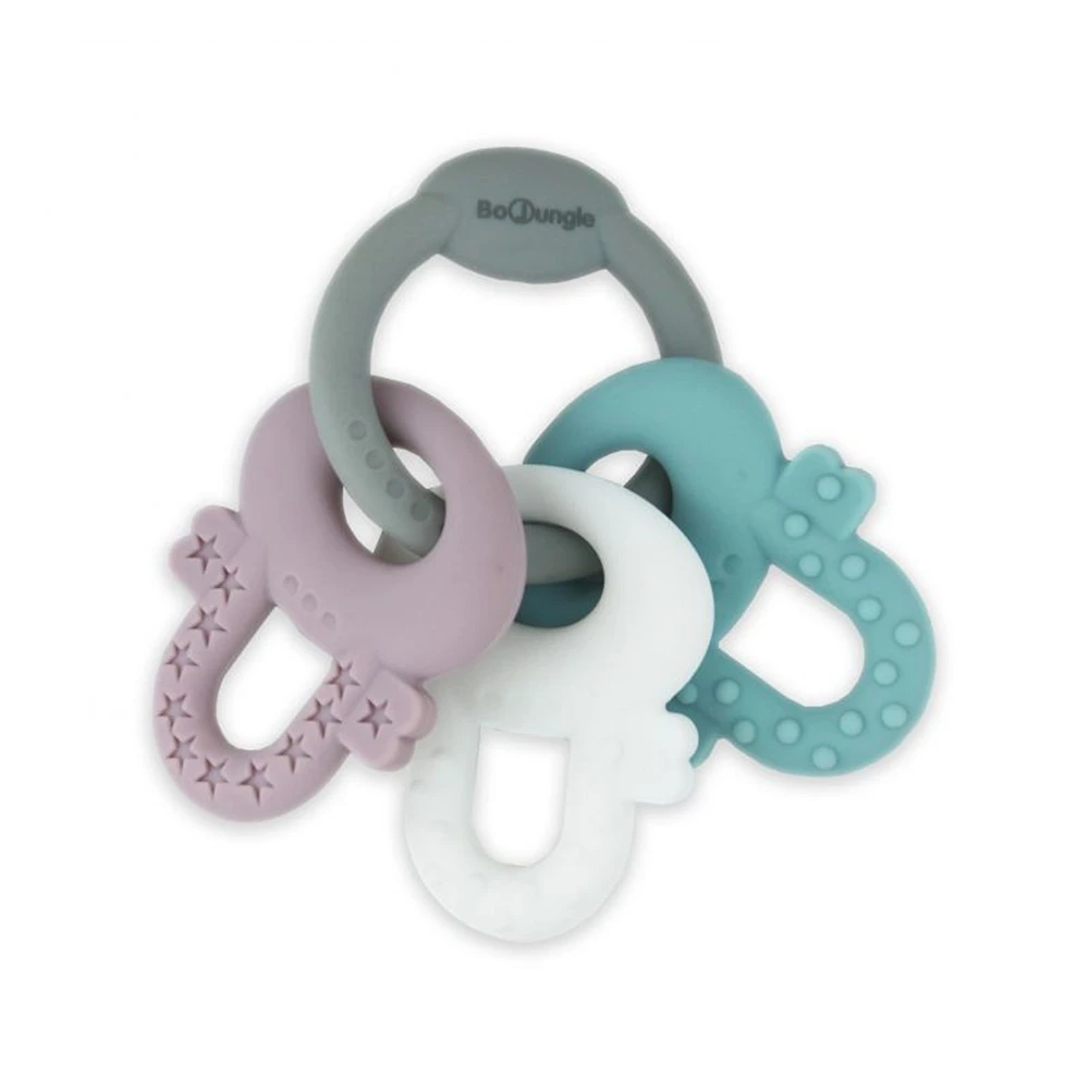 Clés Silicone (gris/blanc/bleu/rose) 1 Clés Silicone (gris/blanc/bleu/rose)