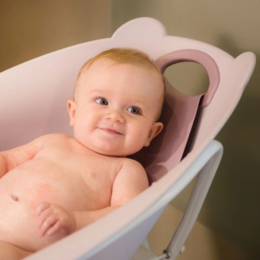 Baignoire Bébé Ourson Rose Pastel 8 Baignoire Bébé Ourson Rose Pastel – Image 8