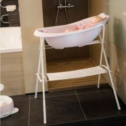 Baignoire Bébé Ourson Rose Pastel 19 Baignoire Bébé Ourson Rose Pastel -Allobébé bo092206100 9