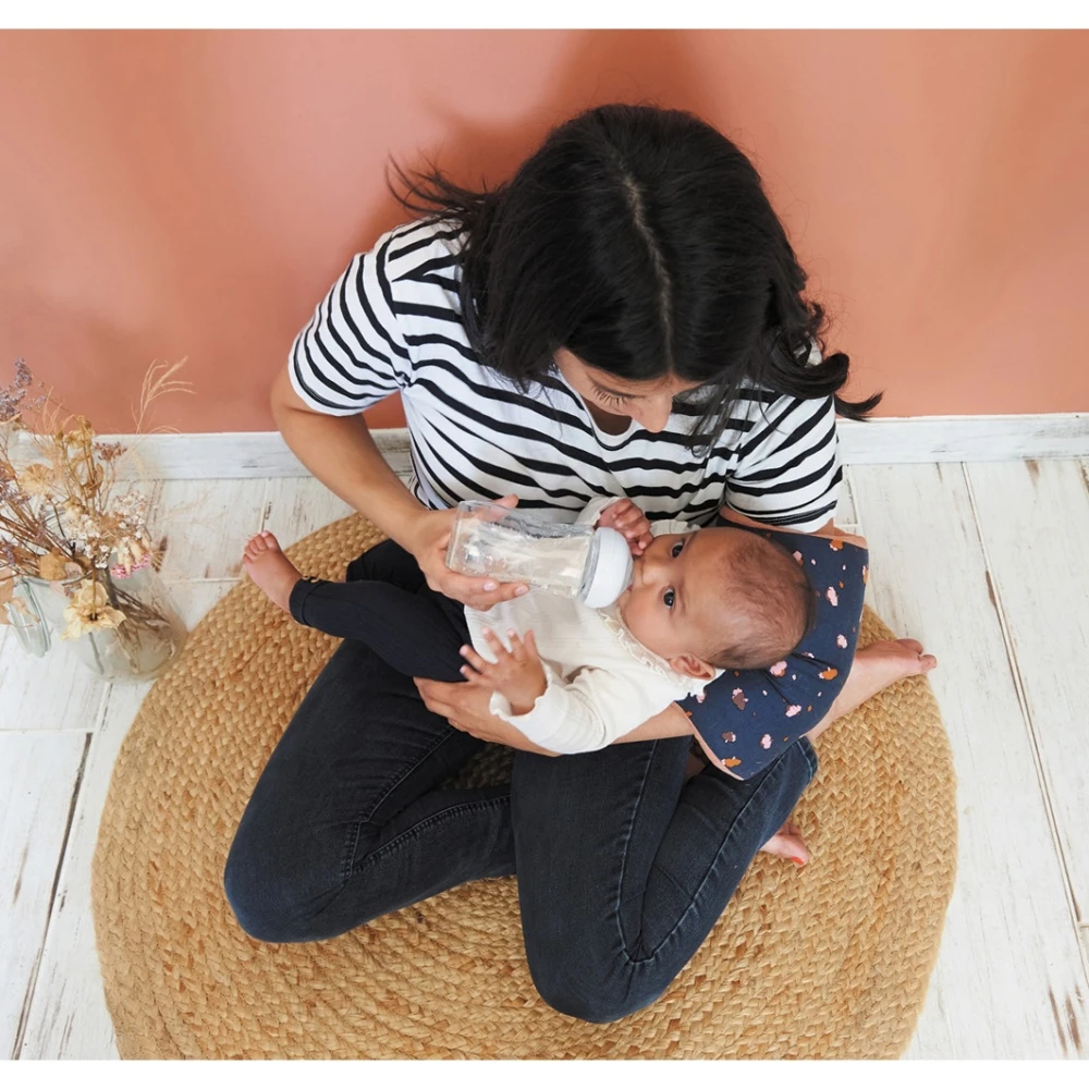 Candide Brassard D'allaitement Jersey Fleur / Cassonade 3 Candide Brassard D'allaitement Jersey Fleur / Cassonade – Image 3