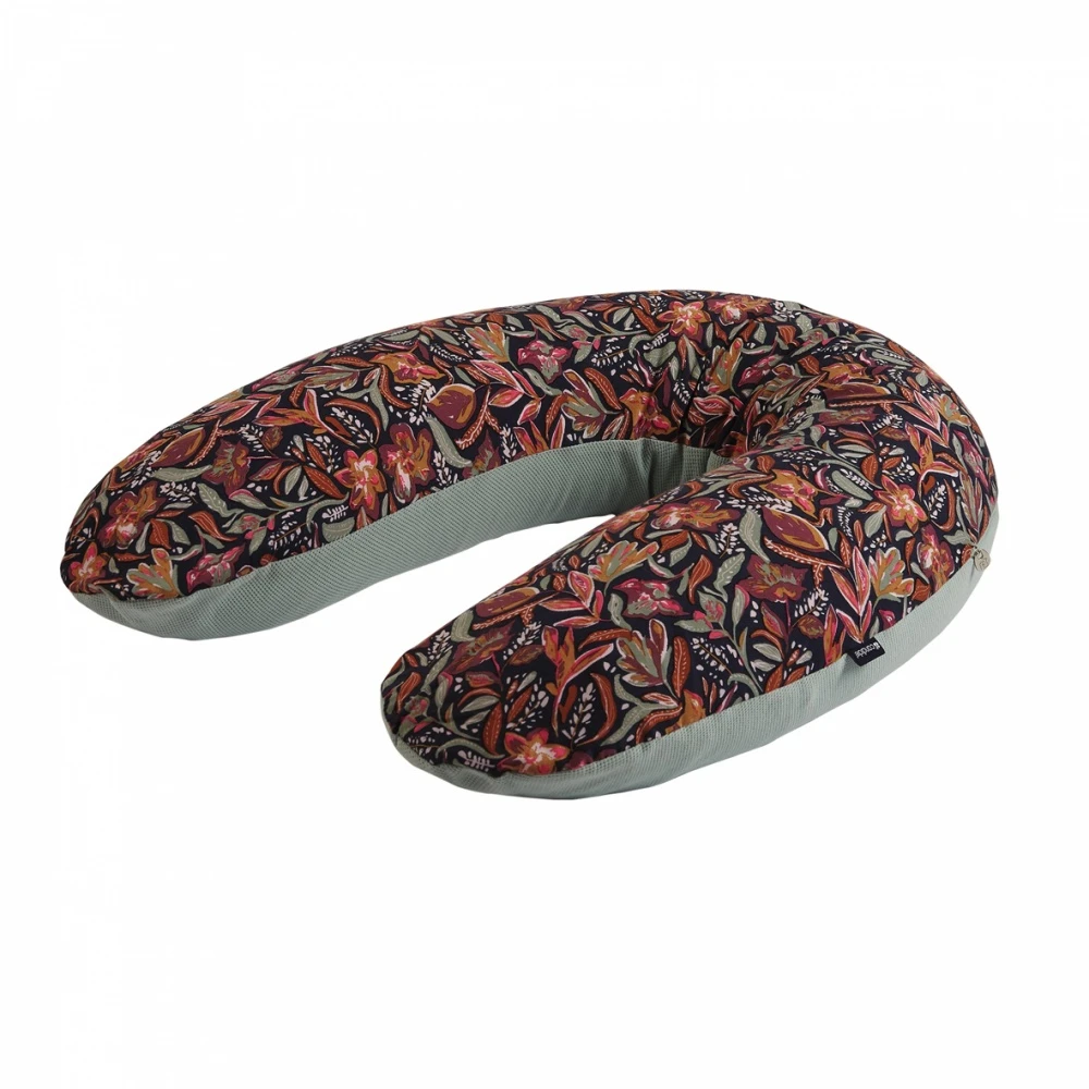 Candide Coussin De Maternité Floral/vert De Gris 2 Candide Coussin De Maternité Floral/vert De Gris – Image 2