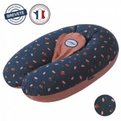 Candide Coussin D'allaitement Multirelax+ Jersey Fleur / Cassonade -Allobébé ca020158104 2