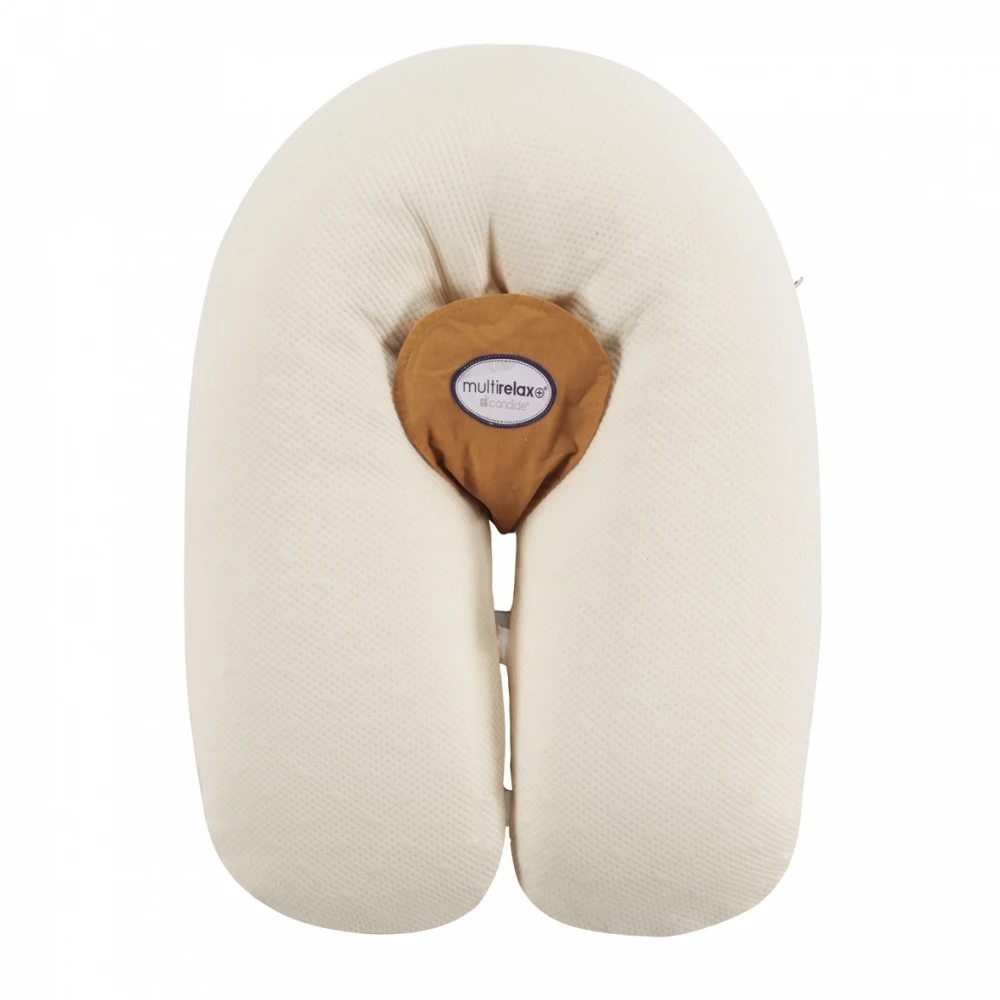 Candide Coussin D'allaitement Multirelax+ Organic Coton Beige 2 Candide Coussin D'allaitement Multirelax+ Organic Coton Beige – Image 2