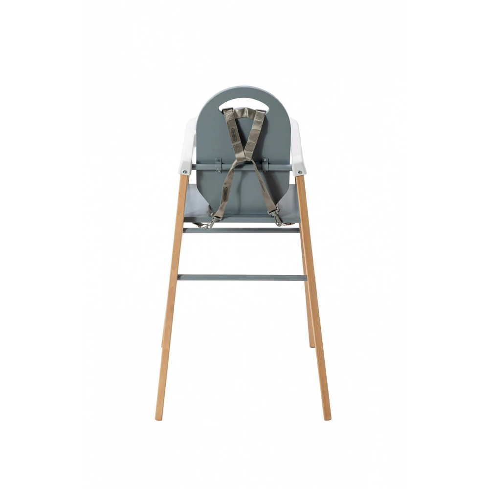 Chaise Haute Bois Lili Hybride Bleu Gris 4 Chaise Haute Bois Lili Hybride Bleu Gris – Image 4