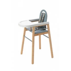Chaise Haute Bois Lili Hybride Bleu Gris 18 Chaise Haute Bois Lili Hybride Bleu Gris -Allobébé cb051813165 6