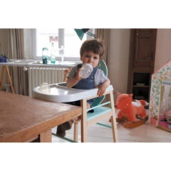 Chaise Haute Bois Lili Hybride Bleu Gris 21 Chaise Haute Bois Lili Hybride Bleu Gris -Allobébé cb051813165 9