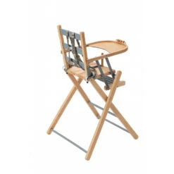 Chaise Haute Pliante Sarah Hybride Bleu Gris 20 Chaise Haute Pliante Sarah Hybride Bleu Gris -Allobébé cb058014162 4