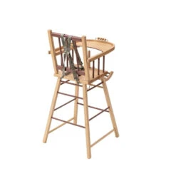 Chaise Haute En Bois André Hybride Vieux Rose 11 Chaise Haute En Bois André Hybride Vieux Rose -Allobébé cb058017156 4