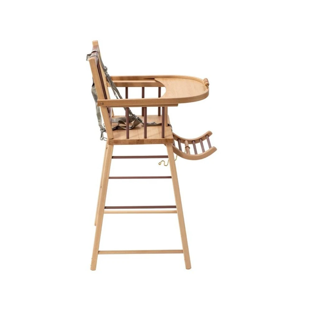 Chaise Haute En Bois André Hybride Vieux Rose 6 Chaise Haute En Bois André Hybride Vieux Rose – Image 6