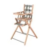 Chaise Haute Bébé Sarah Extra-pliante Hybride Gris