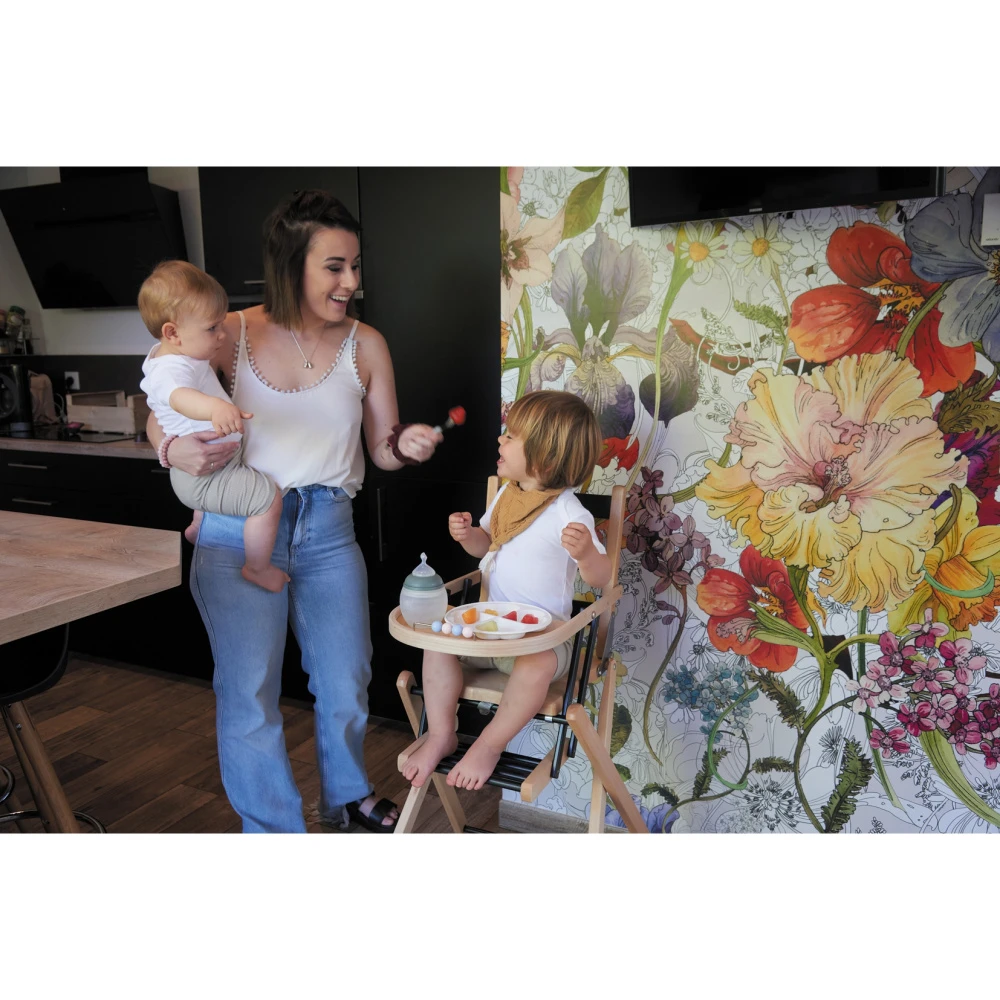 Chaise Haute Bébé Sarah Extra-pliante Hybride Gris 4 Chaise Haute Bébé Sarah Extra-pliante Hybride Gris – Image 4