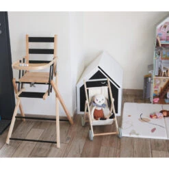 Chaise Haute Bébé Sarah Extra-pliante Hybride Gris 12 Chaise Haute Bébé Sarah Extra-pliante Hybride Gris -Allobébé cb058114094 4