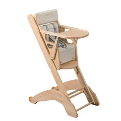 Chaise Haute Bébé Manon Vernis Naturel 24 Chaise Haute Bébé Manon Vernis Naturel -Allobébé cb058116012 11