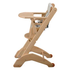 Chaise Haute Bébé Manon Vernis Naturel 15 Chaise Haute Bébé Manon Vernis Naturel -Allobébé cb058116012 2