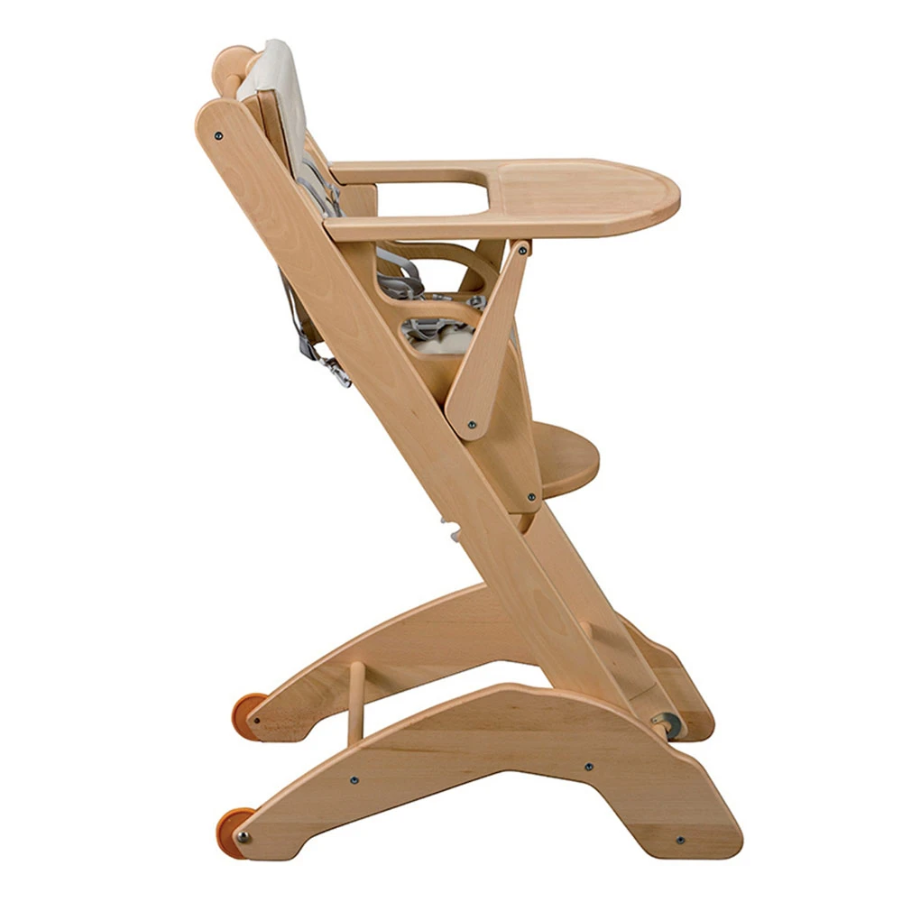 Chaise Haute Bébé Manon Vernis Naturel 4 Chaise Haute Bébé Manon Vernis Naturel – Image 4