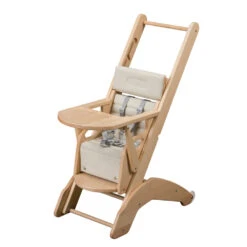 Chaise Haute Bébé Manon Vernis Naturel 19 Chaise Haute Bébé Manon Vernis Naturel -Allobébé cb058116012 6