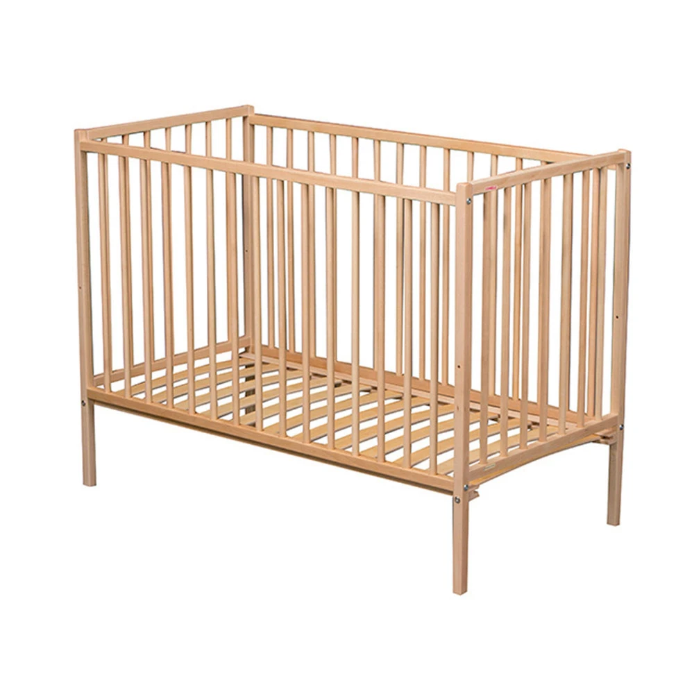 Lit Bébé Remi 60x120 Vernis Naturel 3 Lit Bébé Remi 60x120 Vernis Naturel – Image 3