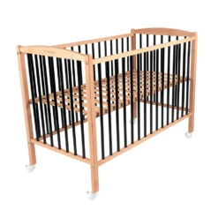 Lit Bébé Arthur 60x120 Hybride Noir -Allobébé cb063123106 2