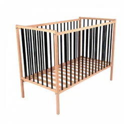 Lit Bébé Remi 70x140cm Hybride Noir