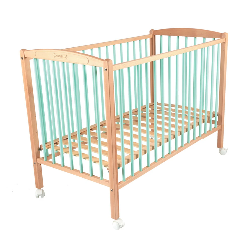 Lit Bébé Arthur 70x140 Hybride Vert Mint 2 Lit Bébé Arthur 70x140 Hybride Vert Mint – Image 2