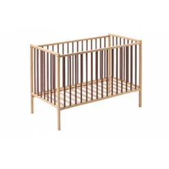 Lit En Bois 60x120 Cm Rémi Hybride Vieux Rose