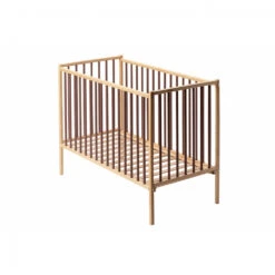 Lit En Bois 60x120 Cm Rémi Hybride Vieux Rose -Allobébé cb063220150 3