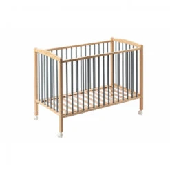 Lit En Bois 70x140 Cm Arthur Hybride Bleu Gris