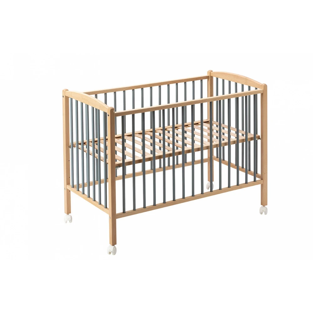 Lit En Bois 70x140 Cm Arthur Hybride Bleu Gris 2 Lit En Bois 70x140 Cm Arthur Hybride Bleu Gris – Image 2